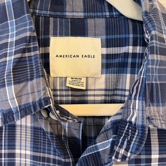 Men’s American eagle plaid dress shirt - Picture 3 of 3